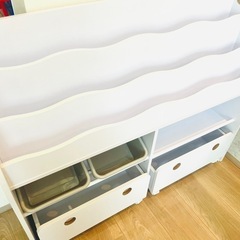 最終値下げ！LOWYA  本棚　おもちゃ収納棚