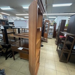 木製コーナーシェルフ カントリー調 棚 の画像