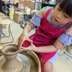 電動ろくろ体験☆2個作れますの画像