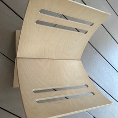 IKEA 木製マガジンラックの画像