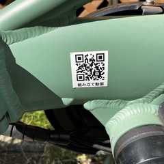 折りたたみ式　電動アシスト自転車　パンクレスの画像