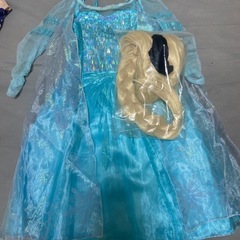 アナと雪の女王 100cmエルサドレス 子供 コスプレ 