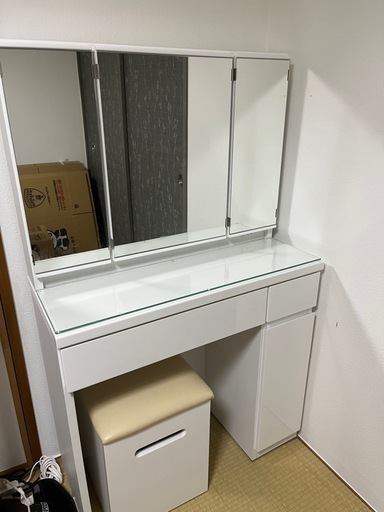 ニトリ　三面鏡ドレッサー　化粧台