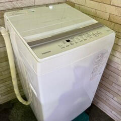 【高年式 美品】大阪送料無料★3か月保障付き★洗濯機★2024年★東芝★7kg★AW-7GM2(W)★S-374