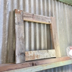 【木工屋の古材雑貨】ヴィンテージ　古材　ディスプレイ　フック　什...