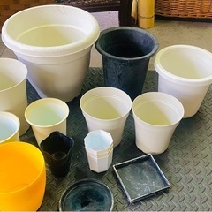 《お取引き完了》お譲りします！【植木鉢】【土と石】セット