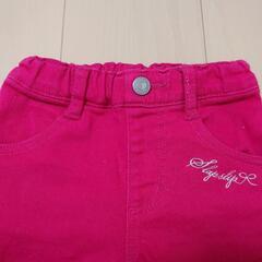 【90cm】子供 ベビー服 長ズボン パンツ ボトムス 女の子 ピンクの画像
