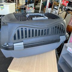 ペットキャリー　No.13291　ブラック　ペット用品　2ドア　スマイルキャリー　【リサイクルショップどりーむ荒田店】の画像
