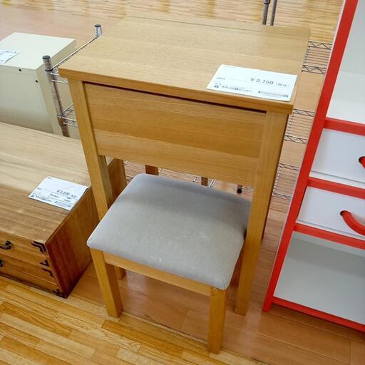 ★ジモティ割あり★ ドレッサー　椅子付き　ナチュラル　クリーニング済　YJ3859