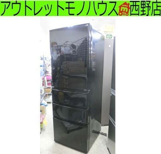355L 4ドア冷蔵庫 2016年 AQUA AQR-361E ブラック 300Lクラス アクア 黒 ファミリーサイズ 札幌 西野店