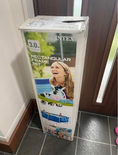 大型プール3m フィルター、カバー付き‼️