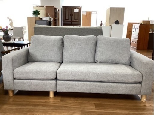 ソファ　二分割【町田市再生家具】241541