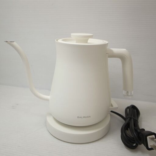 59/609 BALMUDA 電気ケトル0.6L (K02A)【モノ市場知立店】