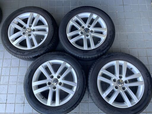 ★美品★フォルクスワーゲン純正ホイールセット★205/55R16★7.5～8分山