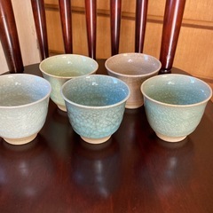 湯呑5個セット＊貫入＊の画像
