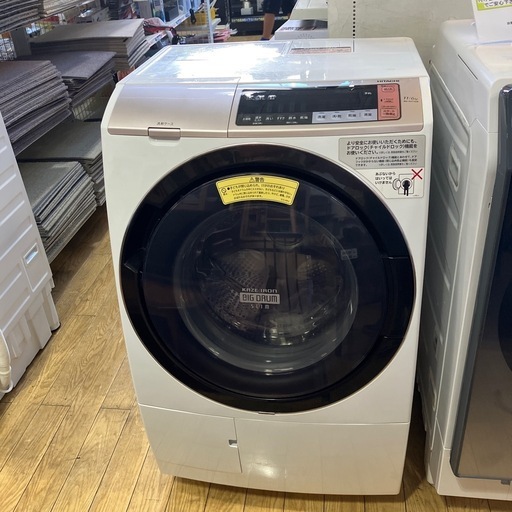 11/13値下げしました⭐️人気⭐️ HITACHI 日立 11/6kgドラム式洗濯機 No.3545
