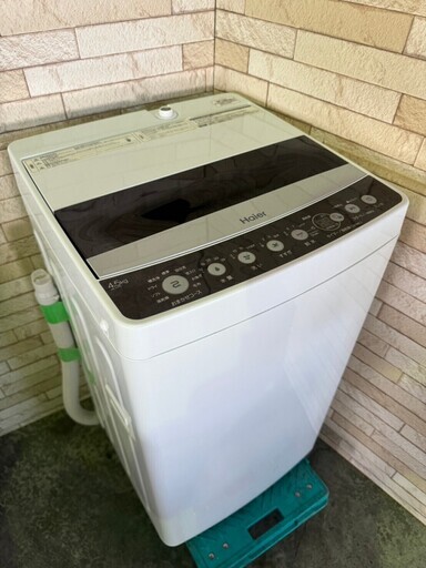 【美品】大阪送料無料★3か月保障付き★洗濯機★2019年★ハイアール★4.5kg★JW-C45D★S-393