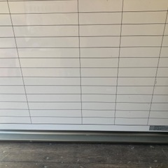 ☆工事予定表　90×120cm  ホワイトボードの画像
