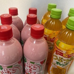 いちごミルク&オレンジジュース