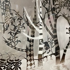 藤城清治 『水の音いろいろ』ポスター 額装 の画像