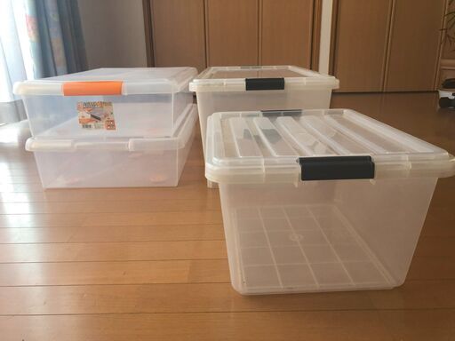 【支払総額1千円】収納ケース　４個
