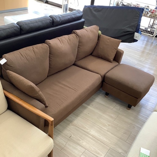 オットマン付きの3人
がけソファーのご紹介！(トレファク寝屋川)