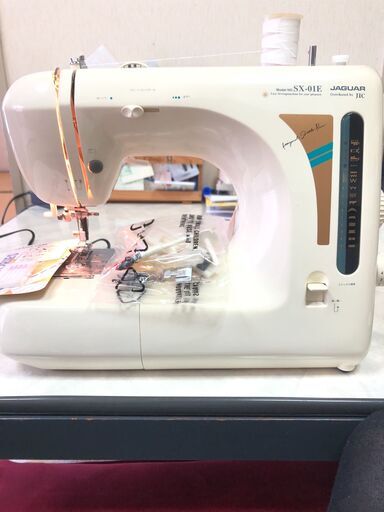 《お話し中です》通電確認済み　箱付き　ジャガー　電子ミシン　SX-01E　長期自宅保管品
