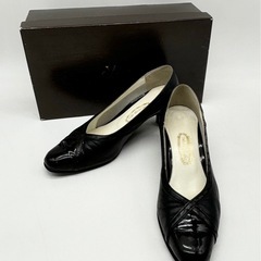 中古◆銀座ヨシノヤ◆パンプス◆23.0cm◆ブラック