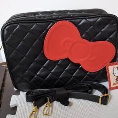 新品未使用 ショルダーバッグ（キティ）: 受け取りに来れる方お待ちしております。の画像