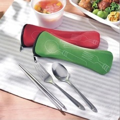 新品★トリオカトラリーセット★エコの画像