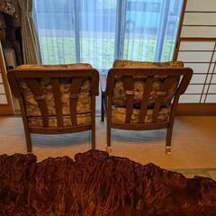 椅子2脚の画像