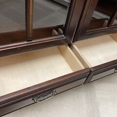 【軽トラ無料貸出サービス有】キャビネット　COUNTRY FURNITUER　ATLANTA  ブラウンの画像
