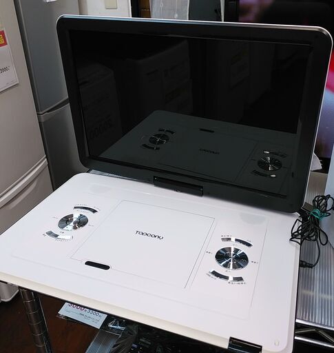 セール！品質保証☆配達有り！4800円(税別）15.6インチ ポータブルDVDプレーヤー リモコン無し