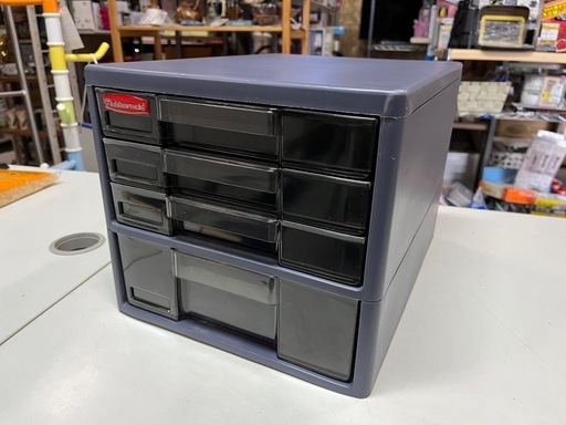 Rubbermaid ラバーメイド A4サイズ 書類ケース 4段 レターケース 引き出し 収納 棚 小物入れ 書類入れ 中古品 ④