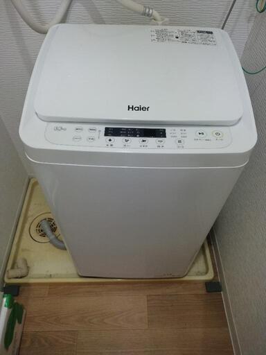 洗濯機3.3kg、オープンレンジ500W/650W、1人用冷蔵庫の3点セット5000円