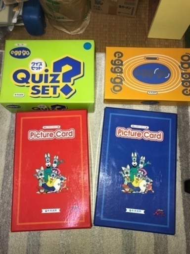 ペッピーキッズクラブセット①　英単語ピクチャーカード&リスニング機器エッグゴー