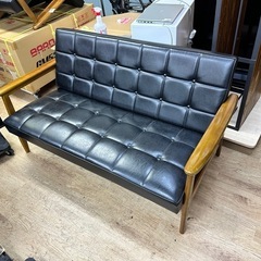 ⭐️激安価格⭐️カリモク60 Kチェア 2シーター ソファ 本革...