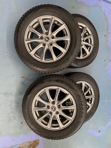 ブリジストン VRX2 215/60R16 スタッドレス ホイールセット タイヤ 