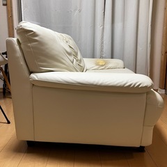2人掛けソファ ニトリの画像