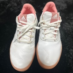 ゴルフシューズadidasレディース　23