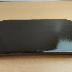 【理由有中古品】【長期保管品】合成漆器コーヒートレィ カシュー塗装 花柄の画像