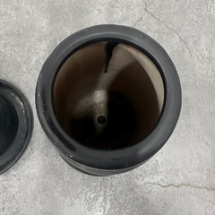 オシャレ　植木鉢 観葉植物 黒 ３個セット　陶器　の画像