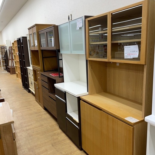 ★ジモティ割あり★  松田家具　食器棚　クリーニング済み SJ7124