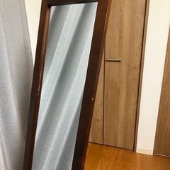 鏡/スタンドミラー/姿見 ☆ ブラウン  　の画像