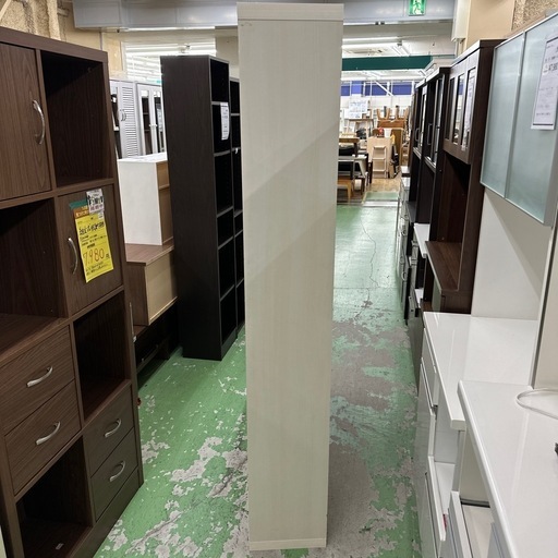 【ドリーム川西店御来店限定】  ボックスラック ホワイト H1860×W1150×D300 クリーニング済み 【20012872556