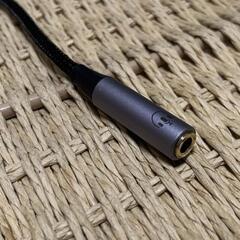 USBからイヤホンへ変換の画像