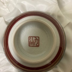 新品未使用品 九谷焼 青粒鉄仙 蓋付湯呑み 5客セットの画像