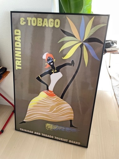 ヴィンテージ　ポスター　トリニダード・トバゴ
