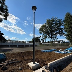 外線電気工事　信号機の設置移設　街路灯照明設置　園内電気設備設置等の画像