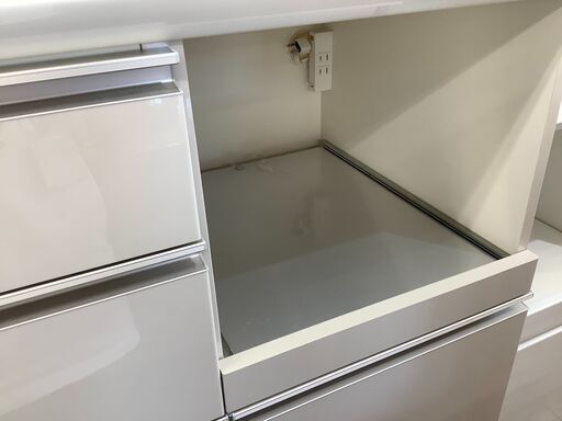 【トレファク花小金井店】レンジボード/Pamouna/食器棚/ホワイト/中古家具/武蔵野市/小平市/小金井市/国分寺市/杉並区/買取/